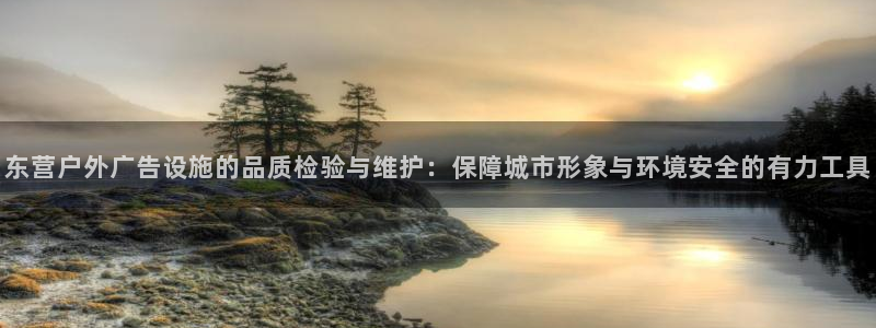杏宇官方平台官网入口：东营户外广告设施的品质检验与维护：保障城市形象与环境安全的有力工具