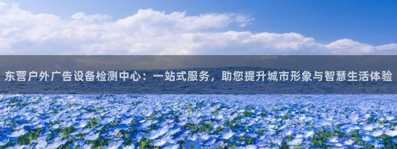 杏宇平台代理怎么赚钱快：东营户外广告设备检测中心：一站式服务，助您提升城市形象与智慧生活体验