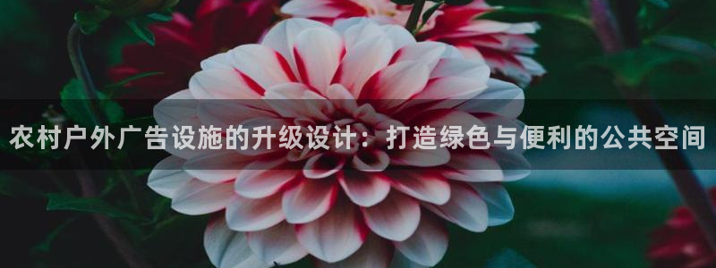 杏宇平台好吗：农村户外广告设施的升级设计：打造绿色与便利的公共空间