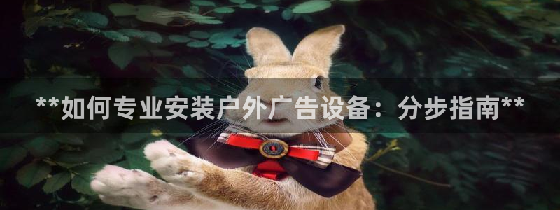 杏宇平台官网注册：**如何专业安装户外广