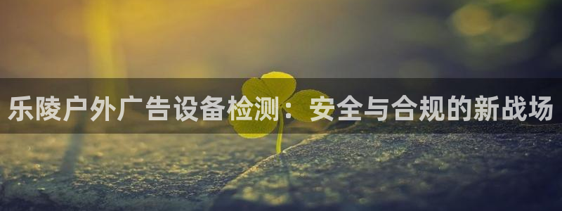 杏宇平台是什么：乐陵户外广告设备检测：安