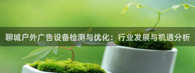 杏宇平台好吗：聊城户外广告设备检测与优化